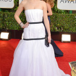Jennifer Lawrence in Christian Dior Couture Golden Globes 2014