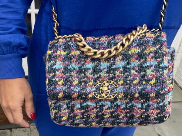 Chanel 19 Multicolor Tweed Bag