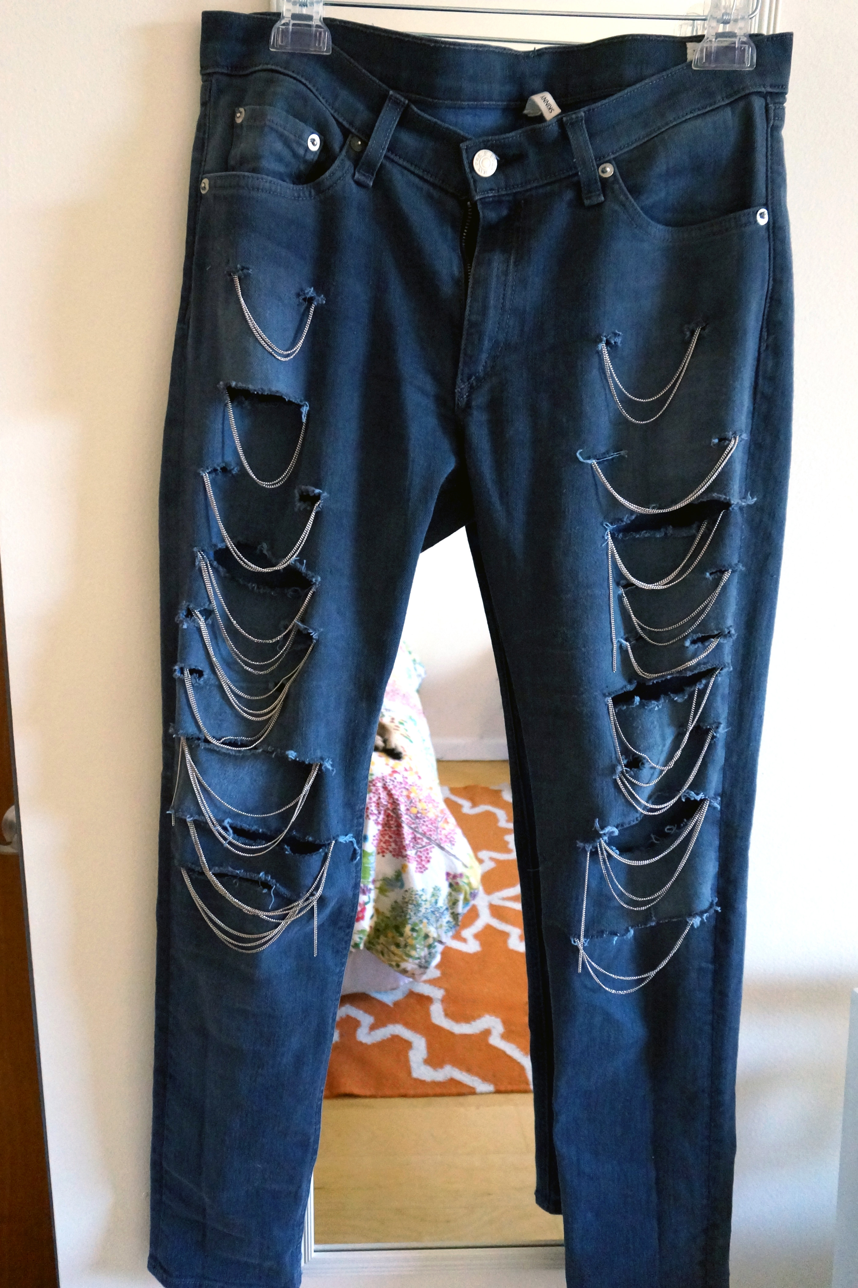 DIY YSL Chain Jeans – Glam York