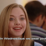Mean Girls Karen on Wednesdays We Wear Pink