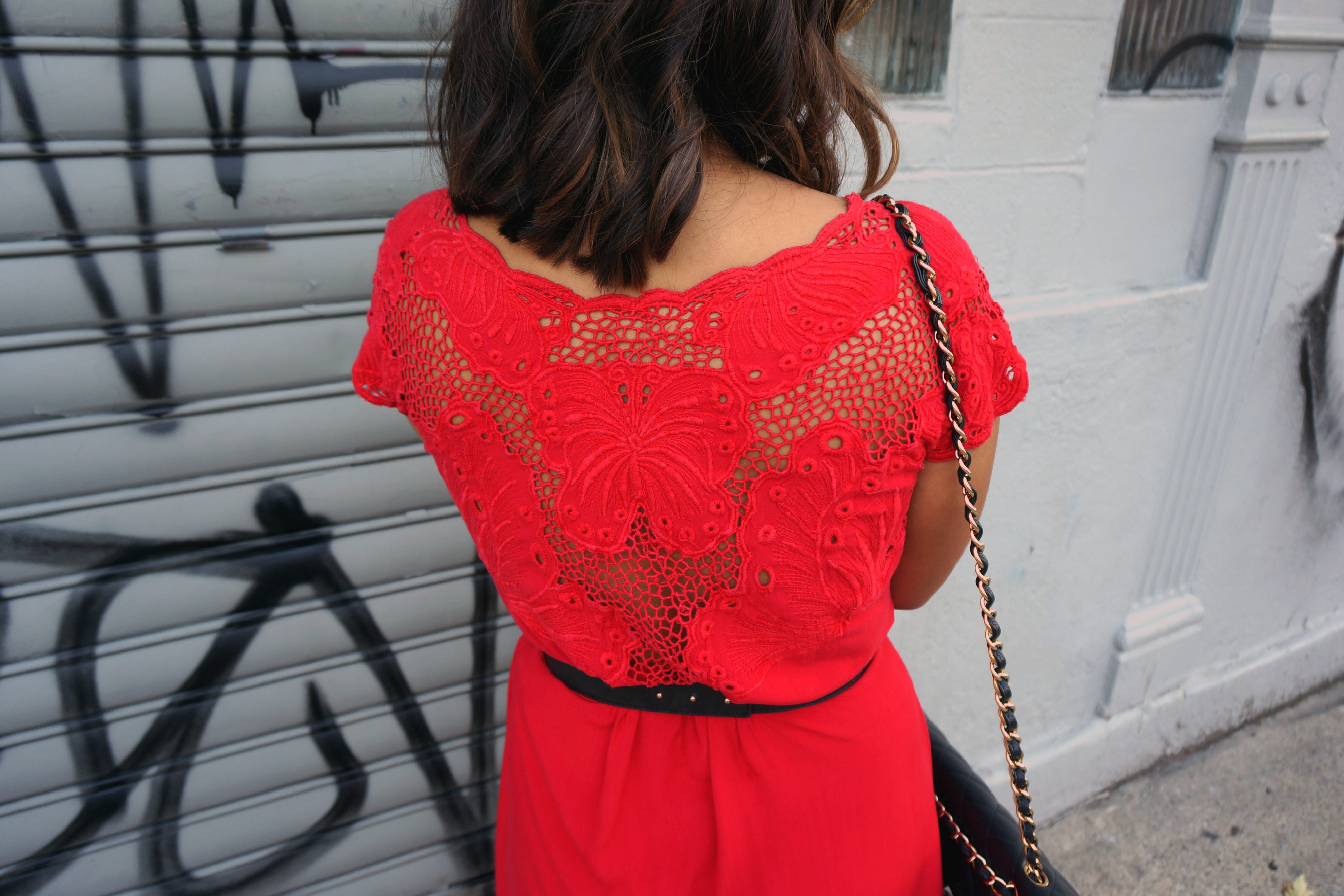 Vintage Crochet Butterfly Dress