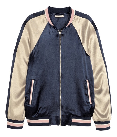 H&M Embroidered Pilot Jacket