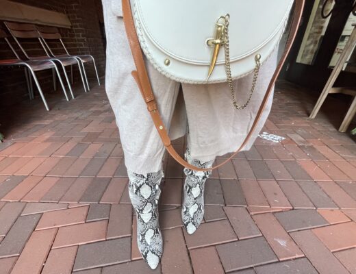 A New Day Women's Birgitte Animal Print Heeled Tall Fashion Boots