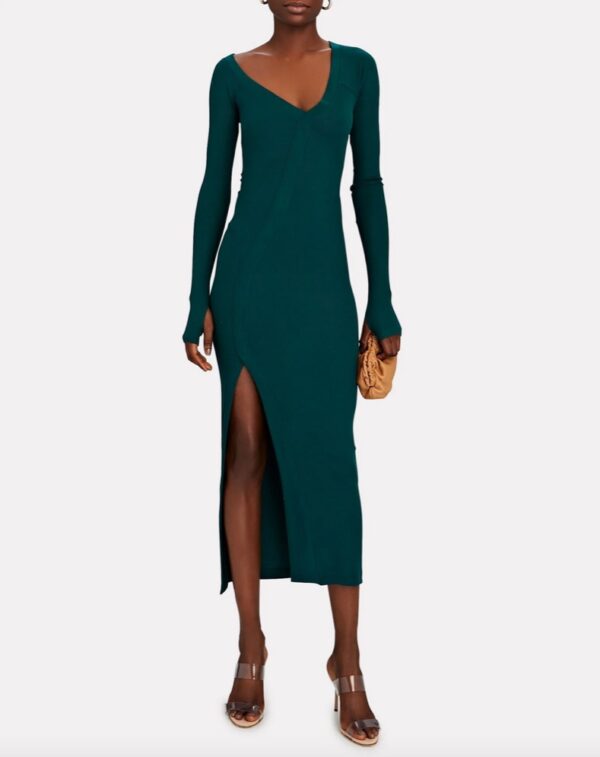 ALIX NYC Gwen Asymmetric Midi Dress