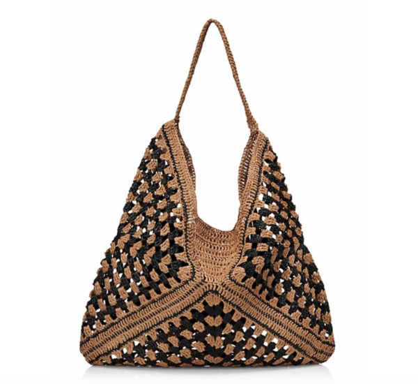 Carrie Forbes Crochet Raffia Tote